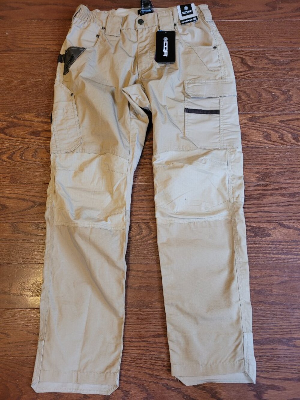 NWT CQR Men's Tactical Pants Cargo Utility 30X30  Khiki